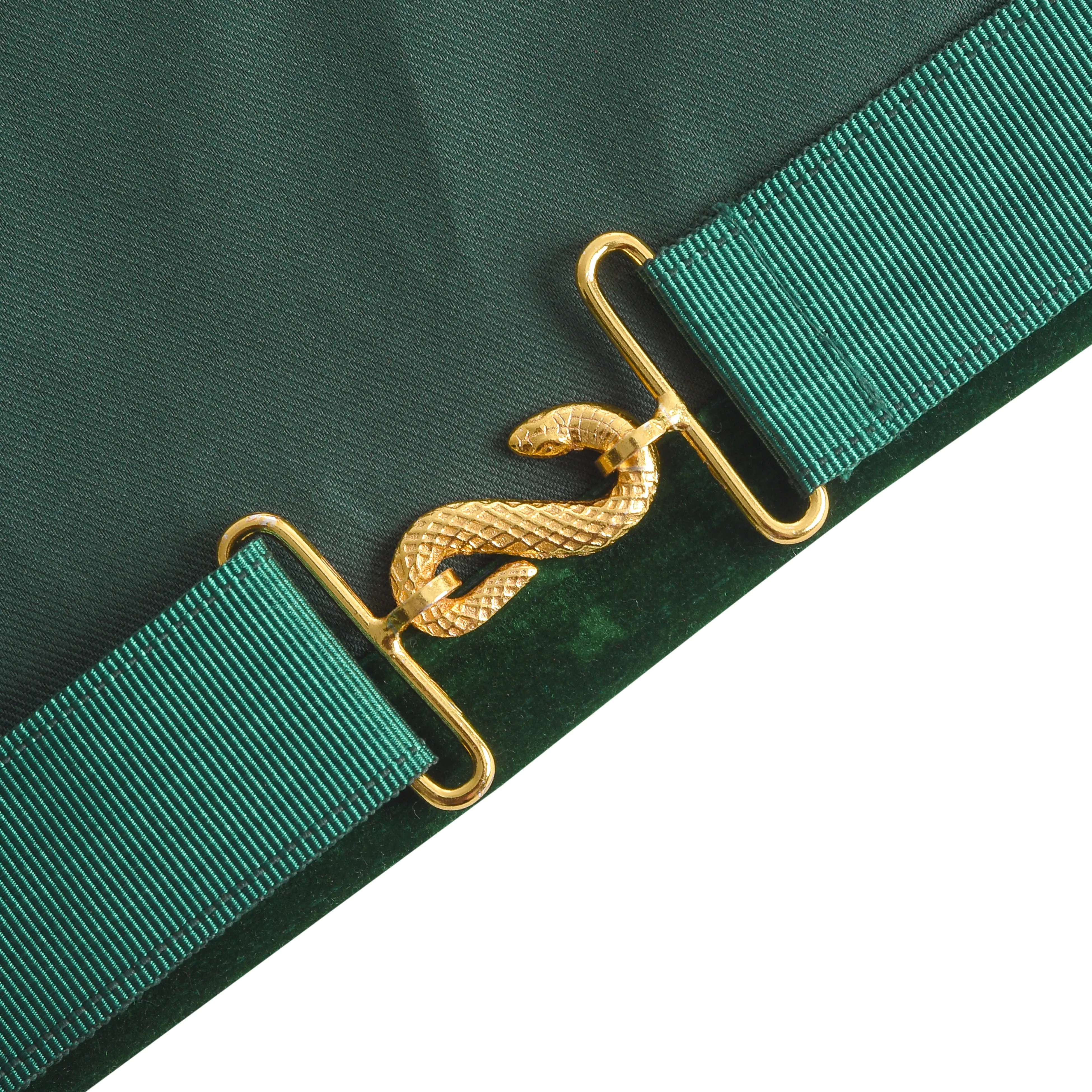 Sovereign Master Allied Masonic Degrees Apron - Green Velvet