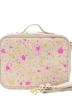 SoYoung Fuchsia   Gold Splatter Lunchbox for Kids