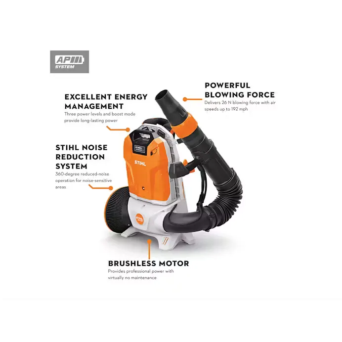 Stihl | BGA 300 Battery-Powered Blower | w/ AR 2000 L, AL 500 Charger, AP adapter & cable (BGA300-AR2000-AL500-COMBO)