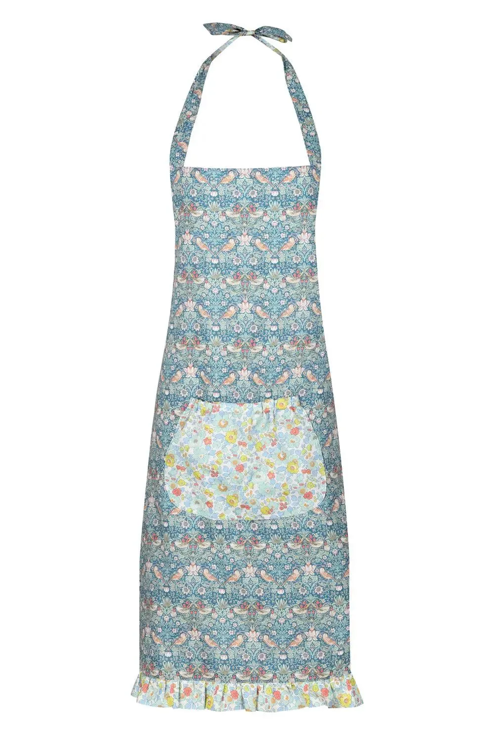 STRAWBERRY THIEF & BETSY SAGE Liberty Reversible Ruffle Apron