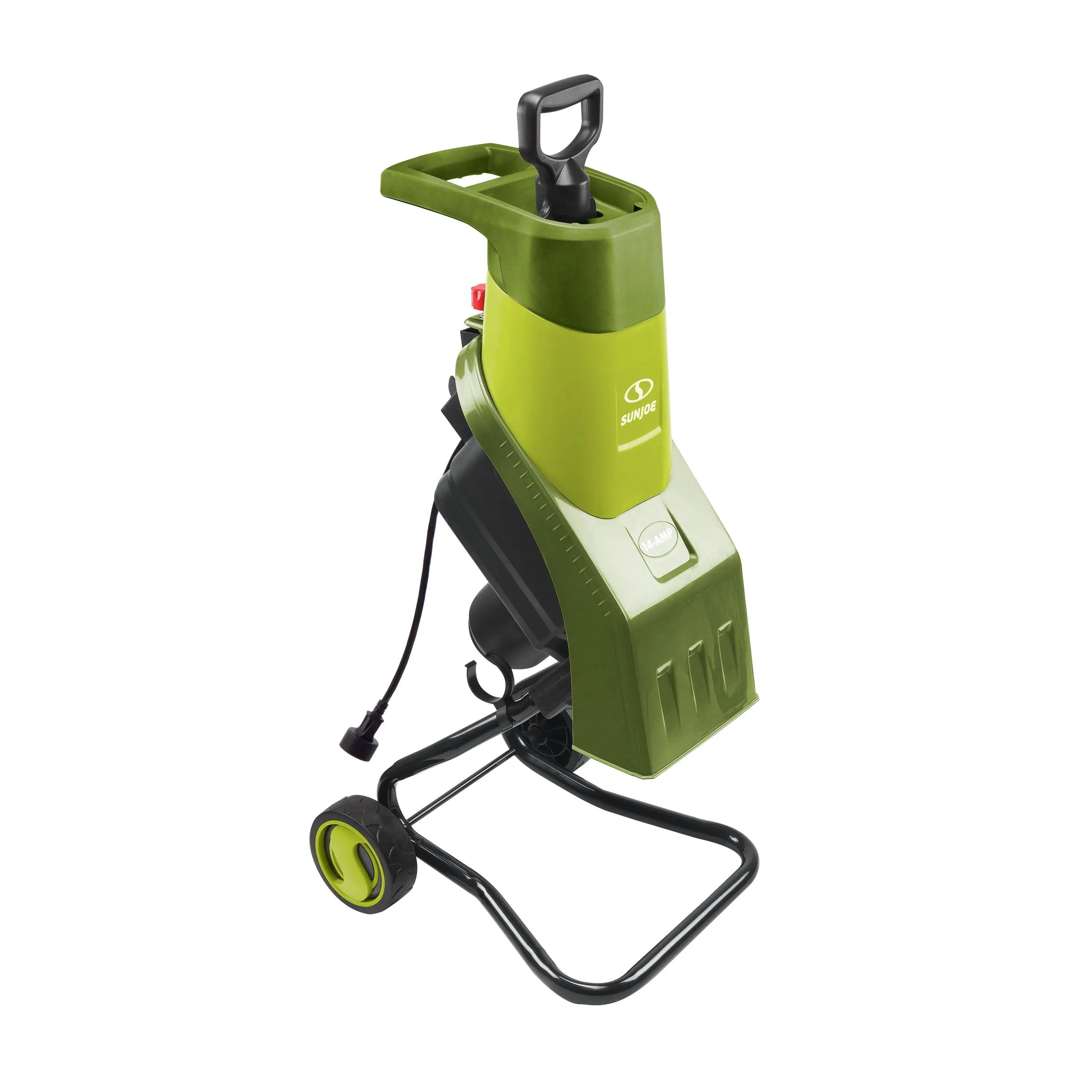 Sun Joe CJ601E Electric Wood Chipper | 16:1 Reduction | 14-Amp | 1.5-inch Max Cutting Diameter