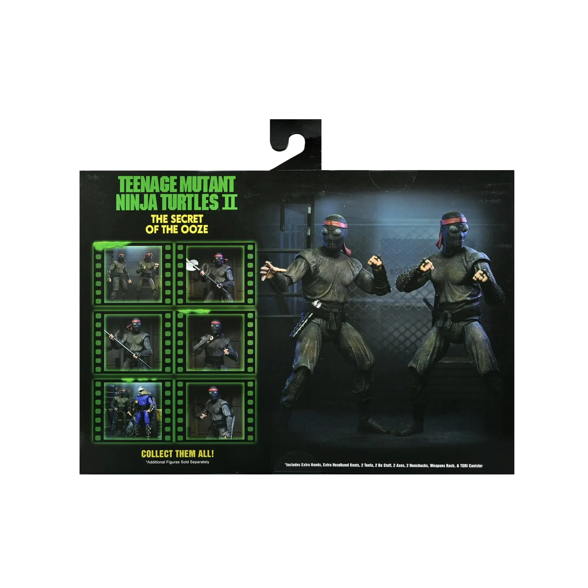 Teenage Mutant Ninja Turtles 2: Secret of the Ooze Foot Soldier 2 Pack - 7" Scale Action Figure -