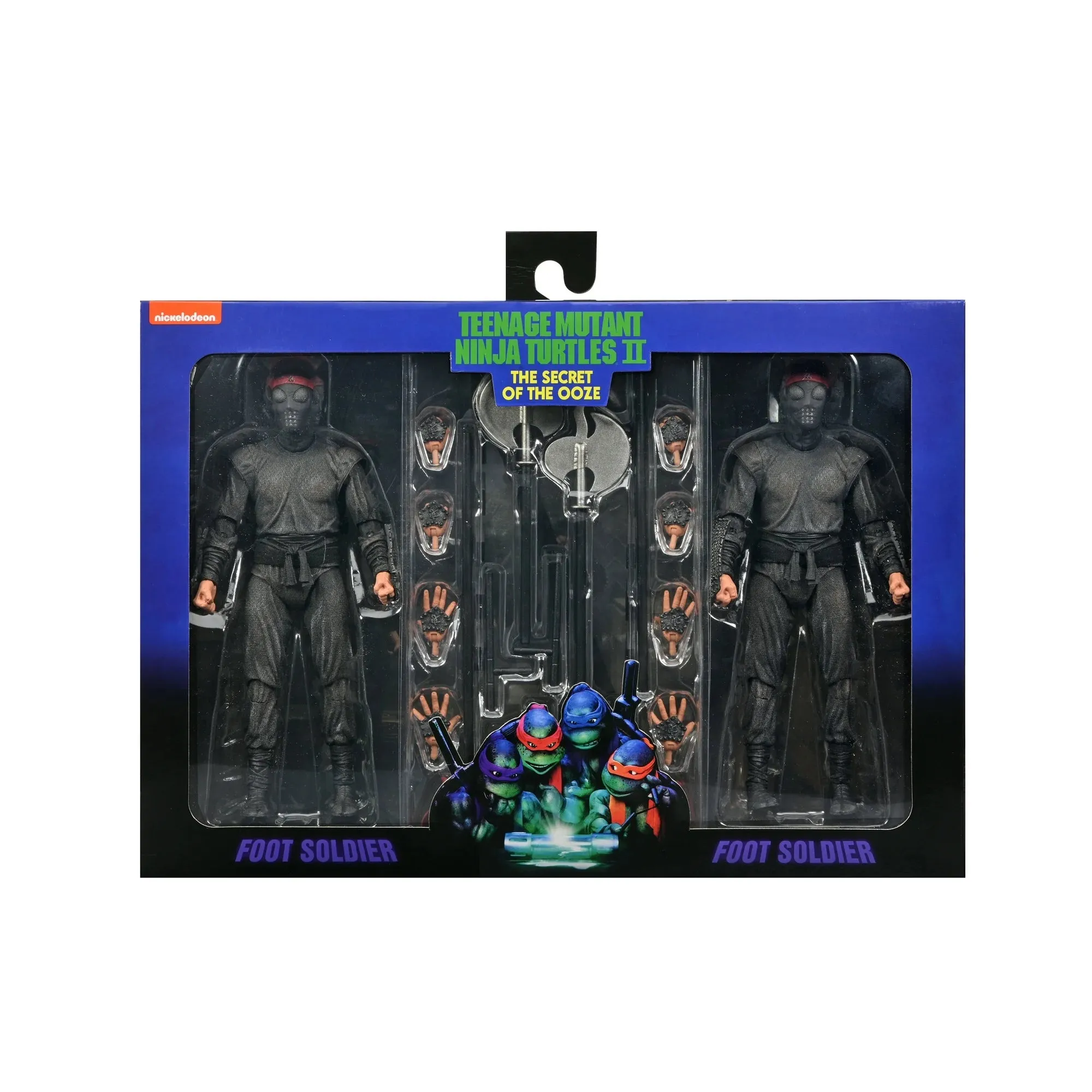 Teenage Mutant Ninja Turtles 2: Secret of the Ooze Foot Soldier 2 Pack - 7" Scale Action Figure -