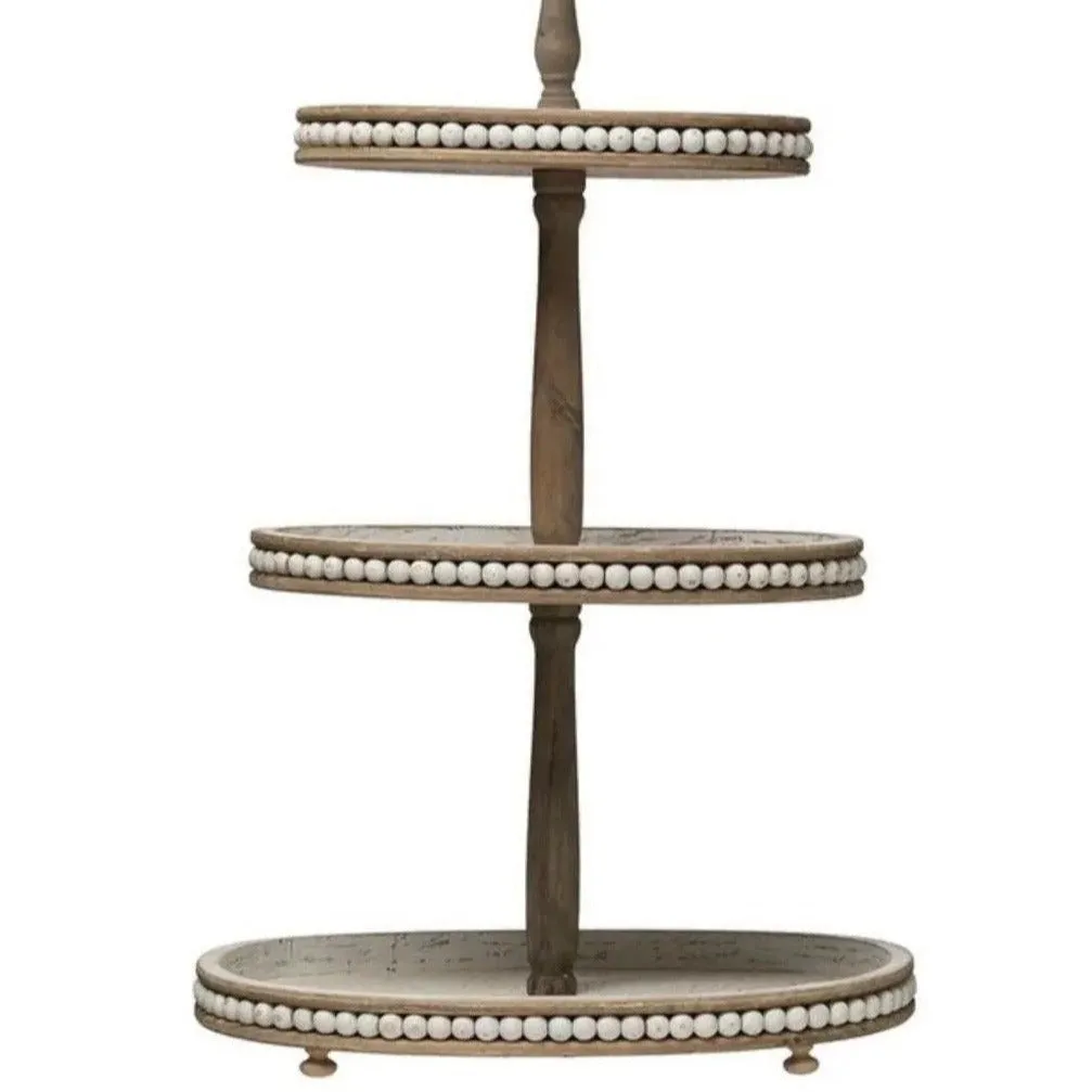 Three Tier Oval Tray