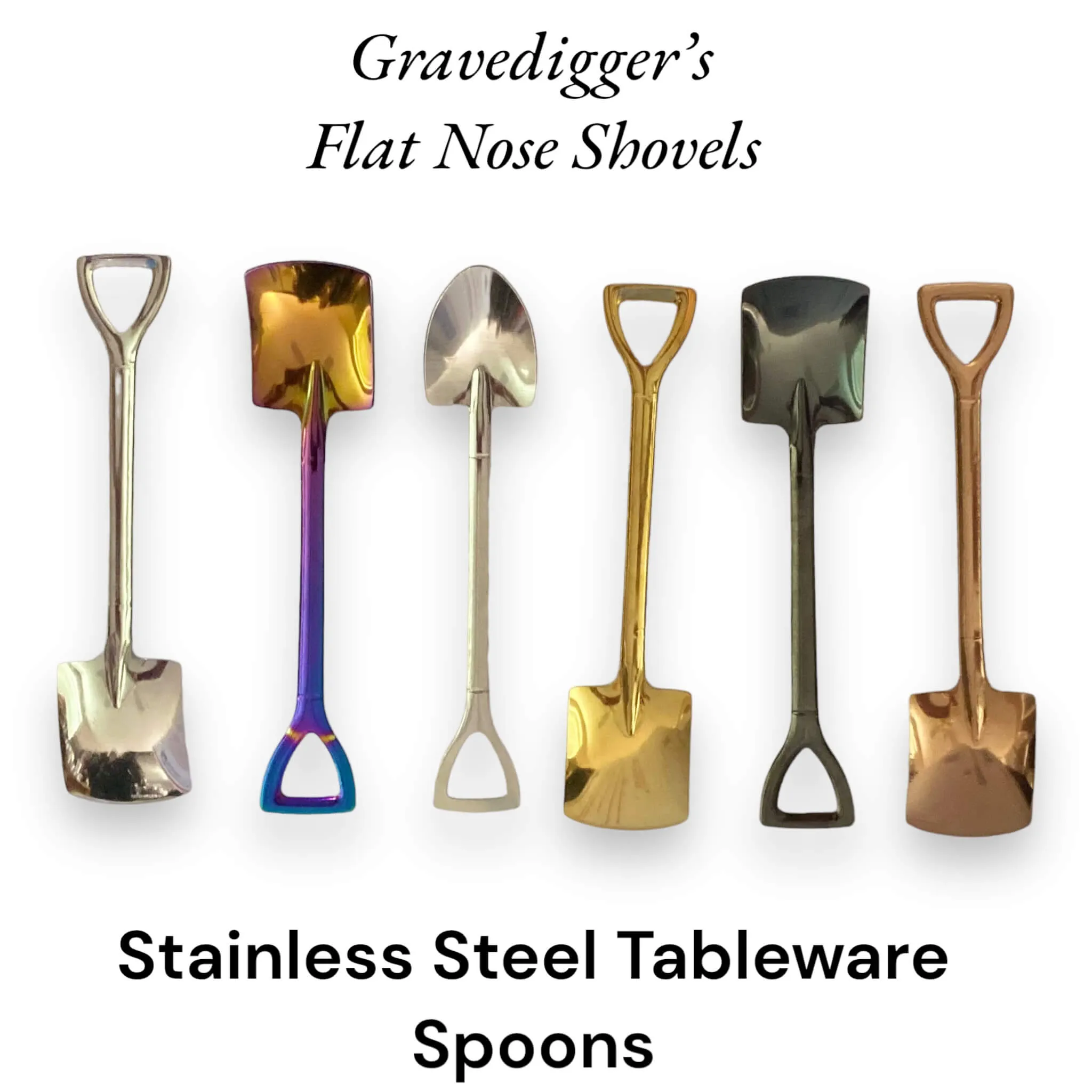 Unique Gravedigger's Shovel Spoon Sets