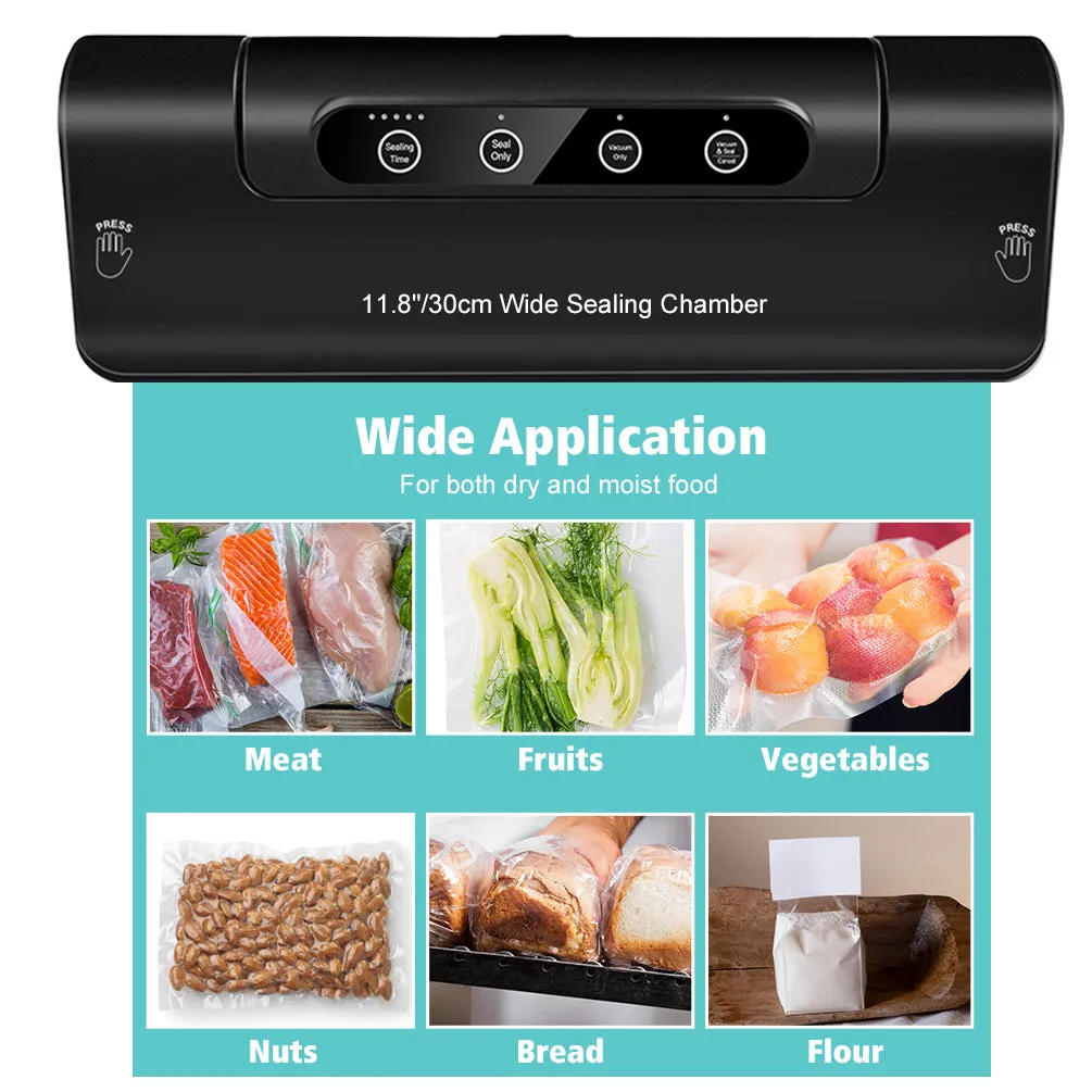 Vacuum Sealer Machine for Food Preservation, 15 Vacuum Bags