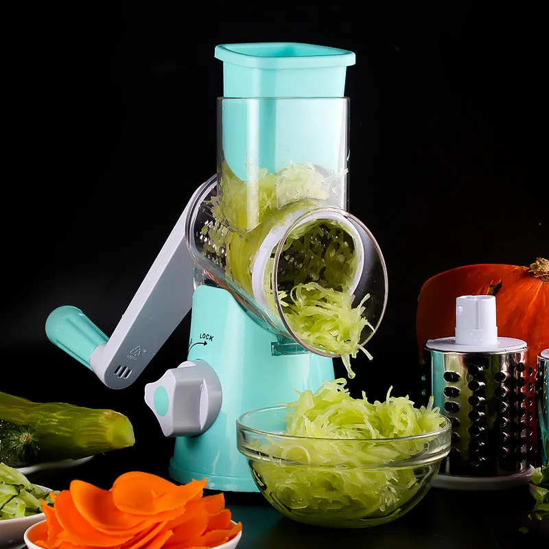 Vegetable Cutter Round Slicer Graters Potato Carrot Cheese Shredder Food Processor Vegetable Chopper kitchen Roller Gadgets Tool