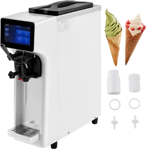 Vevor Commercial Ice Cream Maker with Touch Screen 2.5-5 Gal./Hr Yield 1000W New