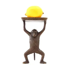 Vintage Monkey Tray in Cast Brass (c.1970s) N2