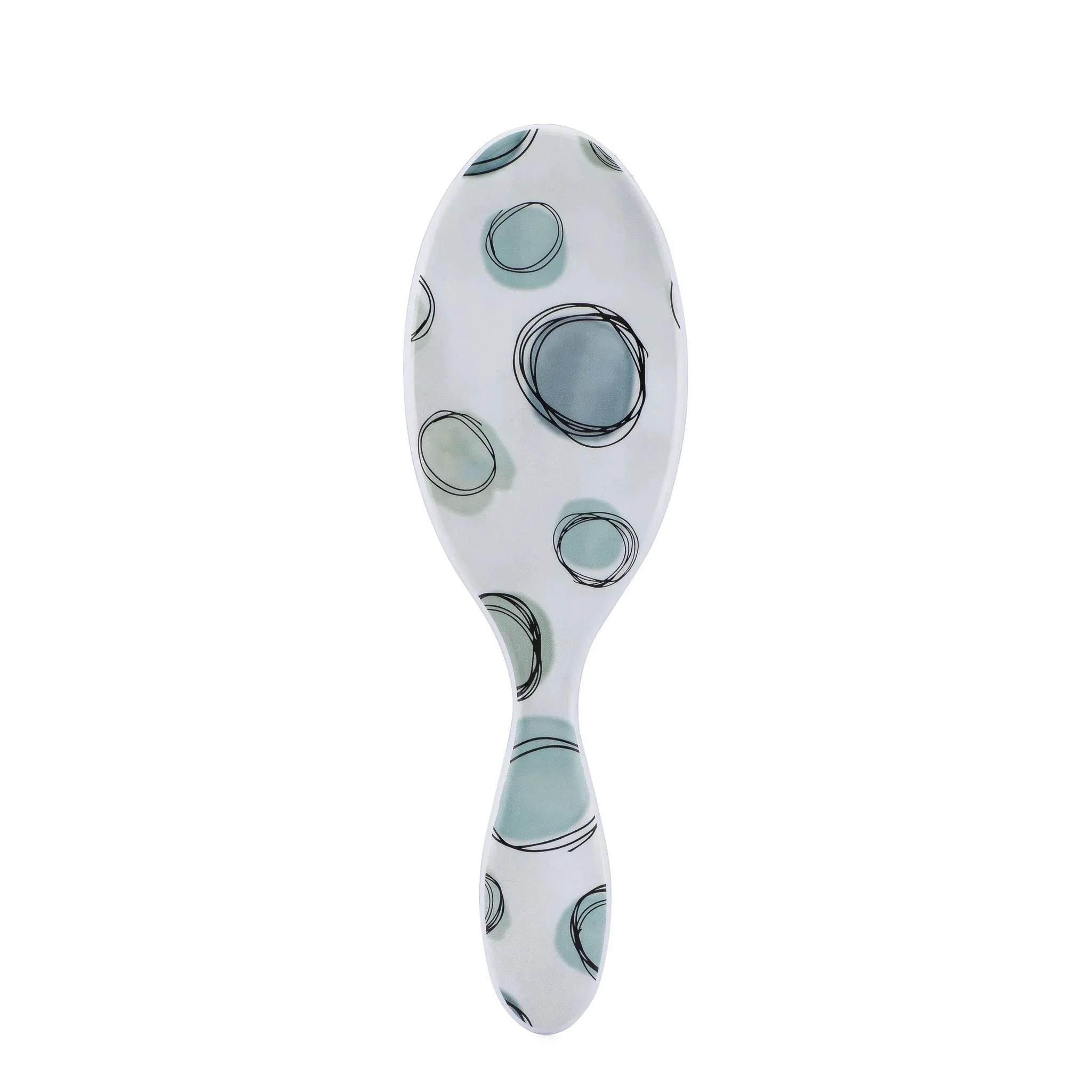 Wet Brush Watercolor Motif Original Detangler Brush - Teal Dots