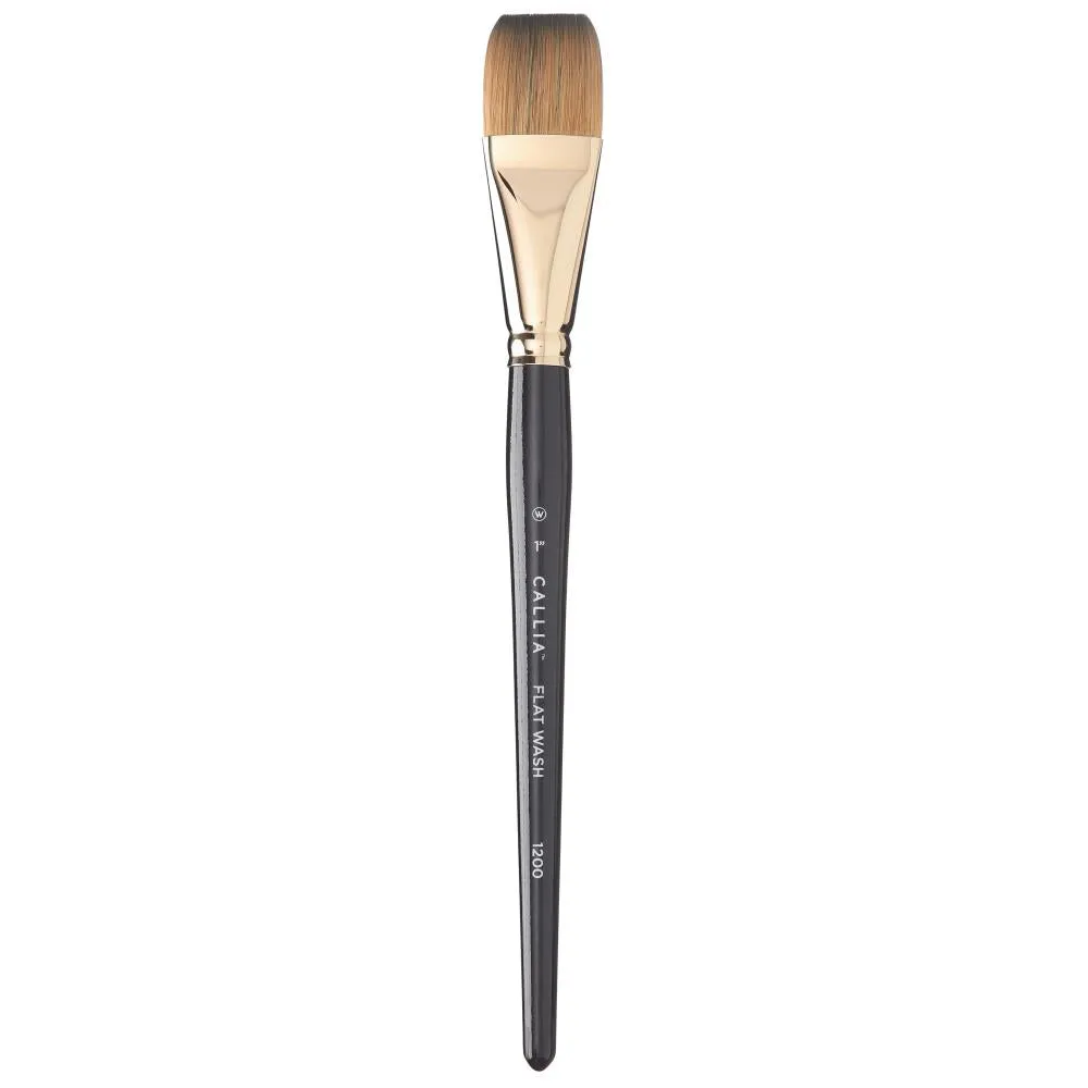 Willow Wolfe Callia Artist Flat Wash Brush 1"*