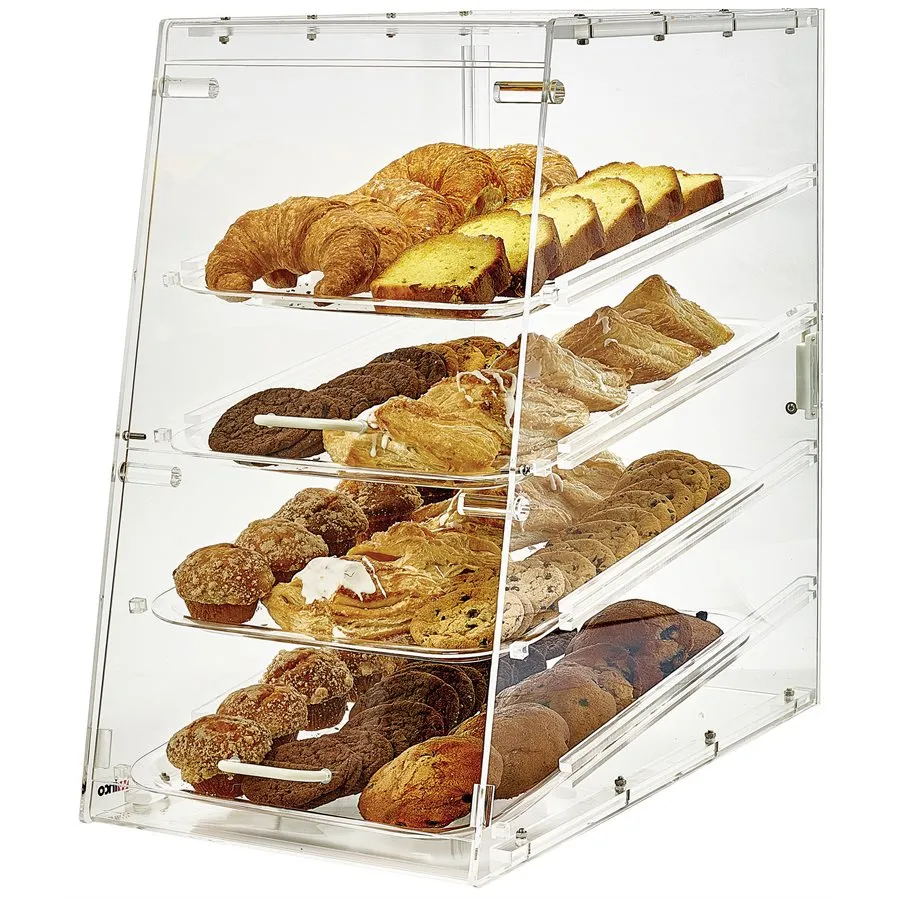 Winco Bakery Display Case 4 Tier - 14" x 24" x 24" - ADC-4