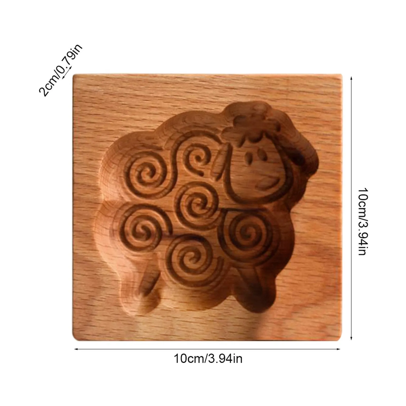 Wooden Cute Pastry Bake Master Baking Mold