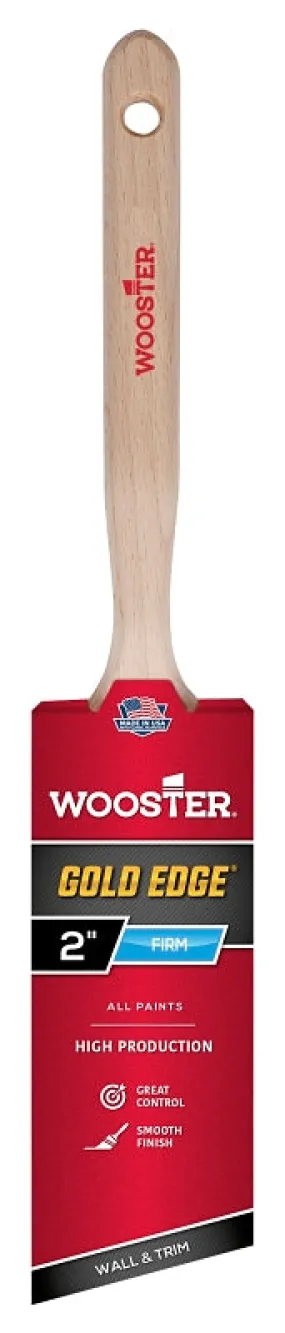 Wooster 5231-2 Paint Brush, 2 in W, 2-11/16 in L Bristle, Polyester Bristle, Sash Handle :EA: QUANTITY: 1