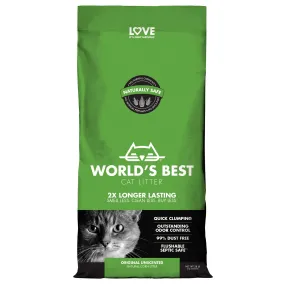 Worlds Best Original Unscented Clumping Cat Litter 12.7kg