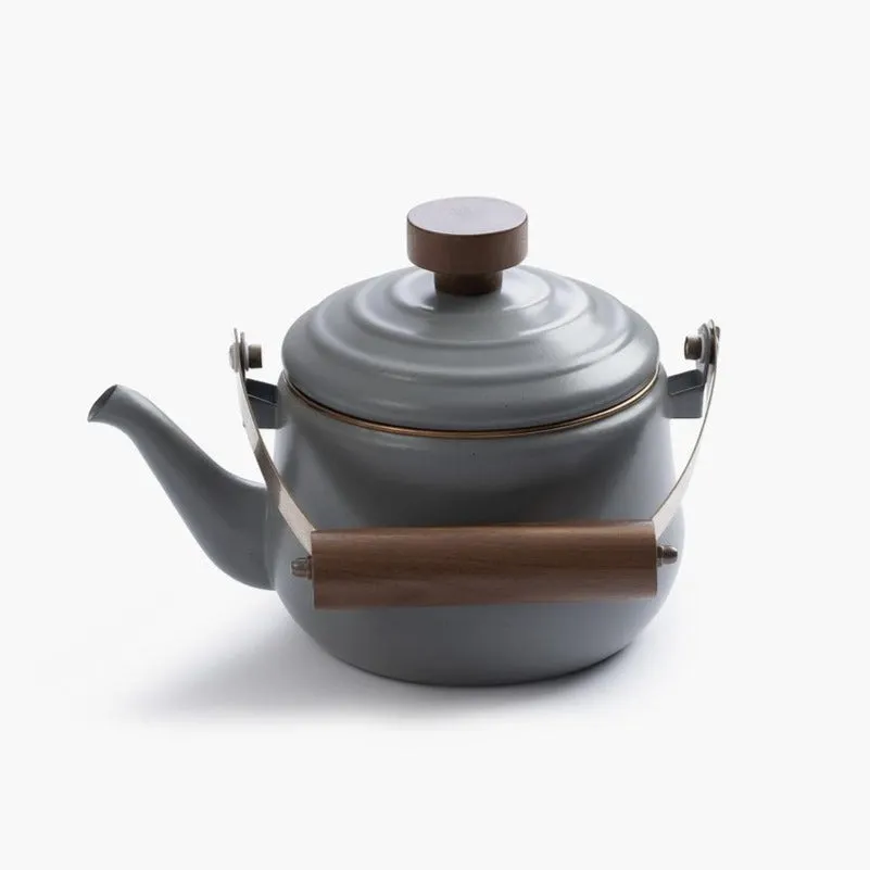 [Y.E.S] BAREBONES Enamel Teapot