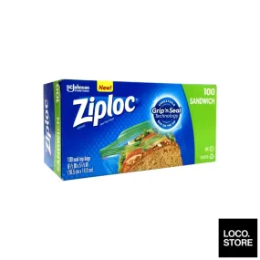 Ziploc Sandwich Value Pack 100 bags