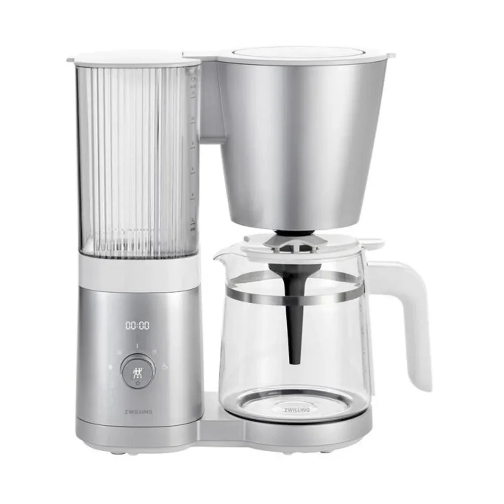 Zwilling 1010587 Enfinigy Glass Drip Coffee Maker, Silver